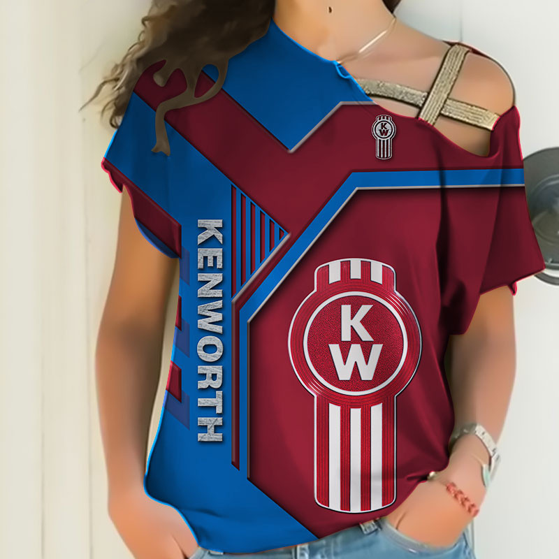 Sportswearmerch Kenworth Truck Personalized Fashion Strapless Short Sleeve For Fan
