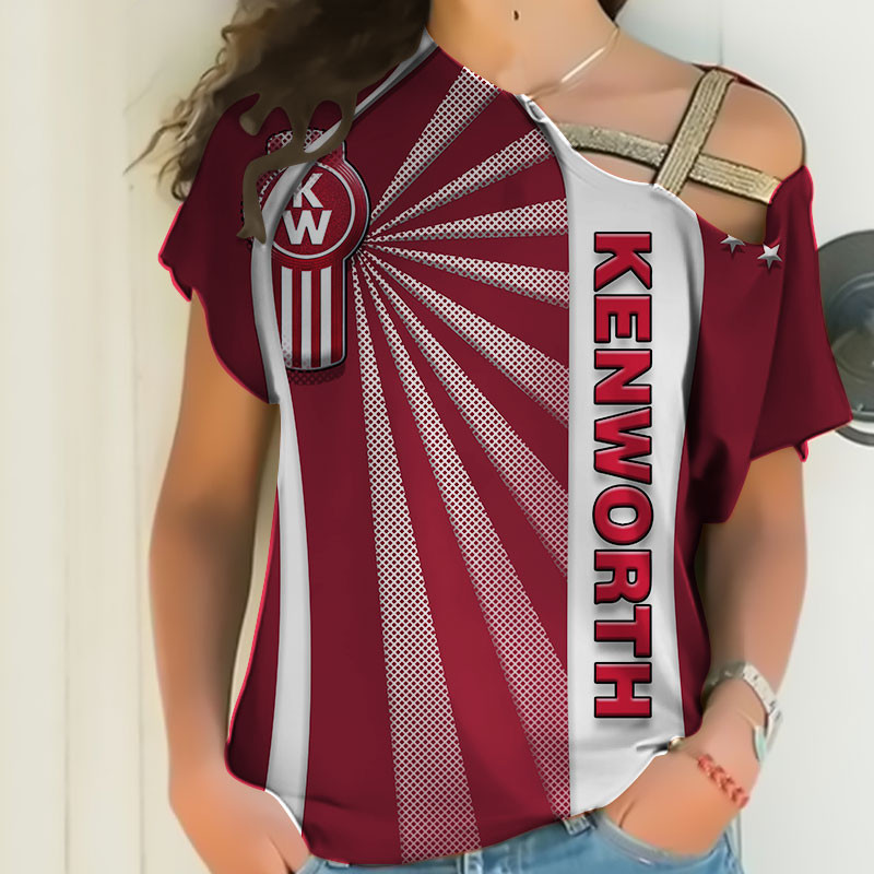 Sportswearmerch Kenworth Truck Personalized Fashion Strapless Short Sleeve For Fan