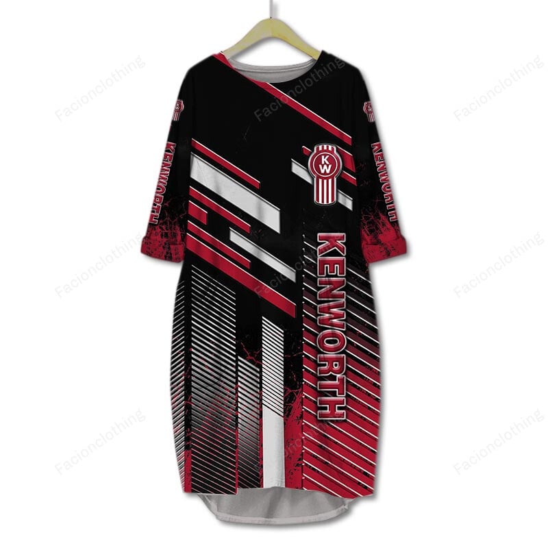 Sportswearmerch Kenworth Truck Personalized Pocket Dress For Fan