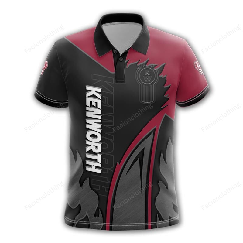 Sportswearmerch Kenworth Truck Personalized Polo For Fan