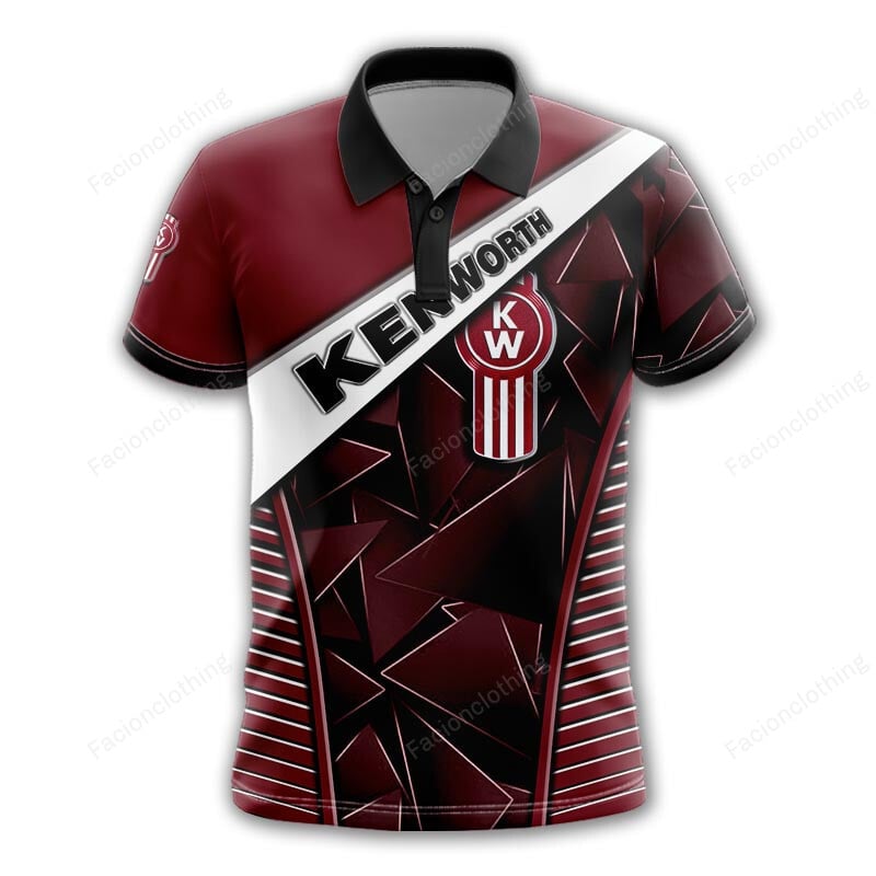 Sportswearmerch Kenworth Truck Personalized Polo For Fan