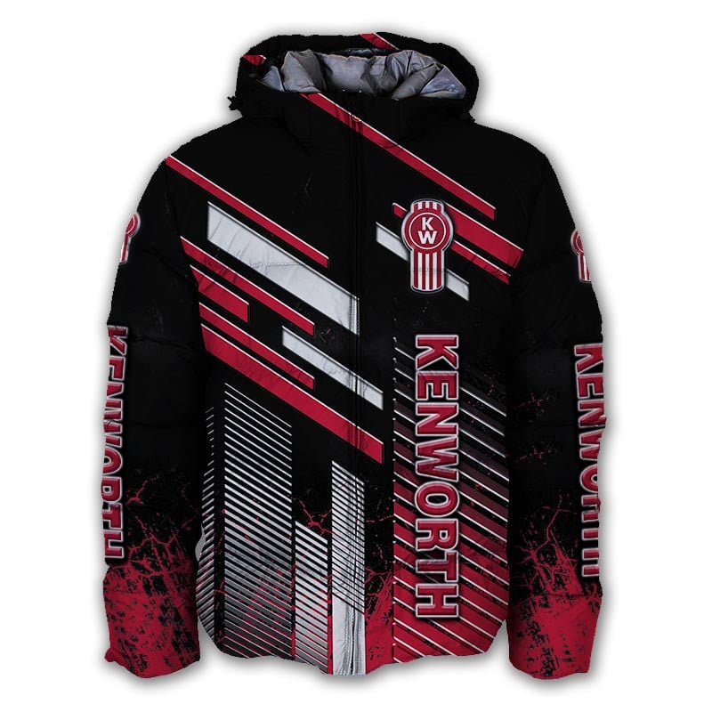 Sportswearmerch Kenworth Truck Personalized Puffer Jacket For Fan