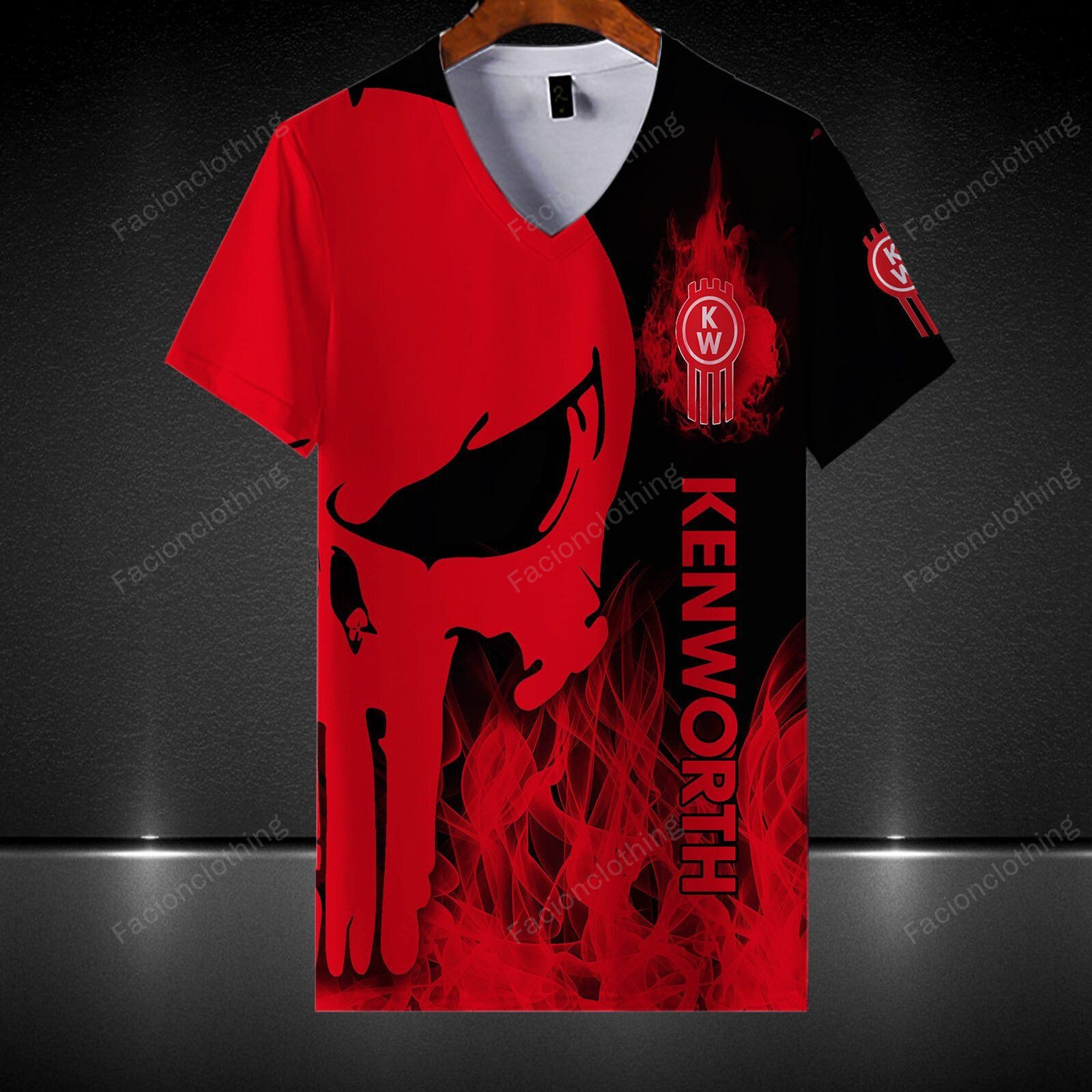 Sportswearmerch Kenworth Truck Personalized V-neck Women T-shirt For Fan