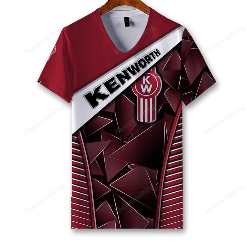 Sportswearmerch Kenworth Truck Personalized V-neck Women T-shirt For Fan
