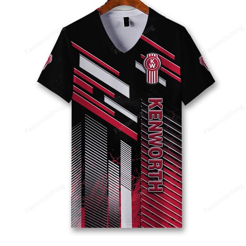 Sportswearmerch Kenworth Truck Personalized V-neck Women T-shirt For Fan