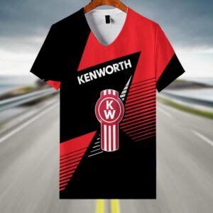 Sportswearmerch Kenworth Truck V-neck Women T-shirt For Fan