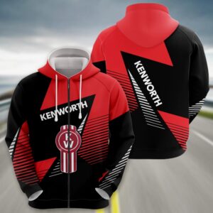 Sportswearmerch Kenworth Truck Zip Hoodie For Fan