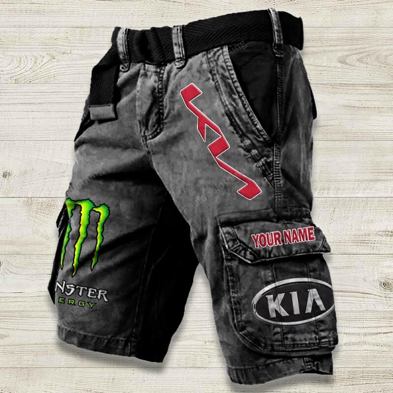 Sportswearmerch Kia Car Denim Short For Fan
