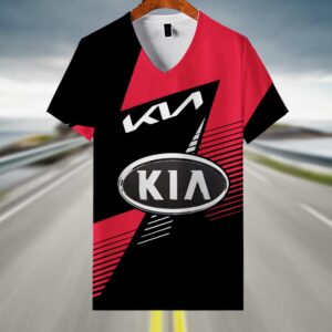 Sportswearmerch Kia Car V-neck Women T-shirt For Fan