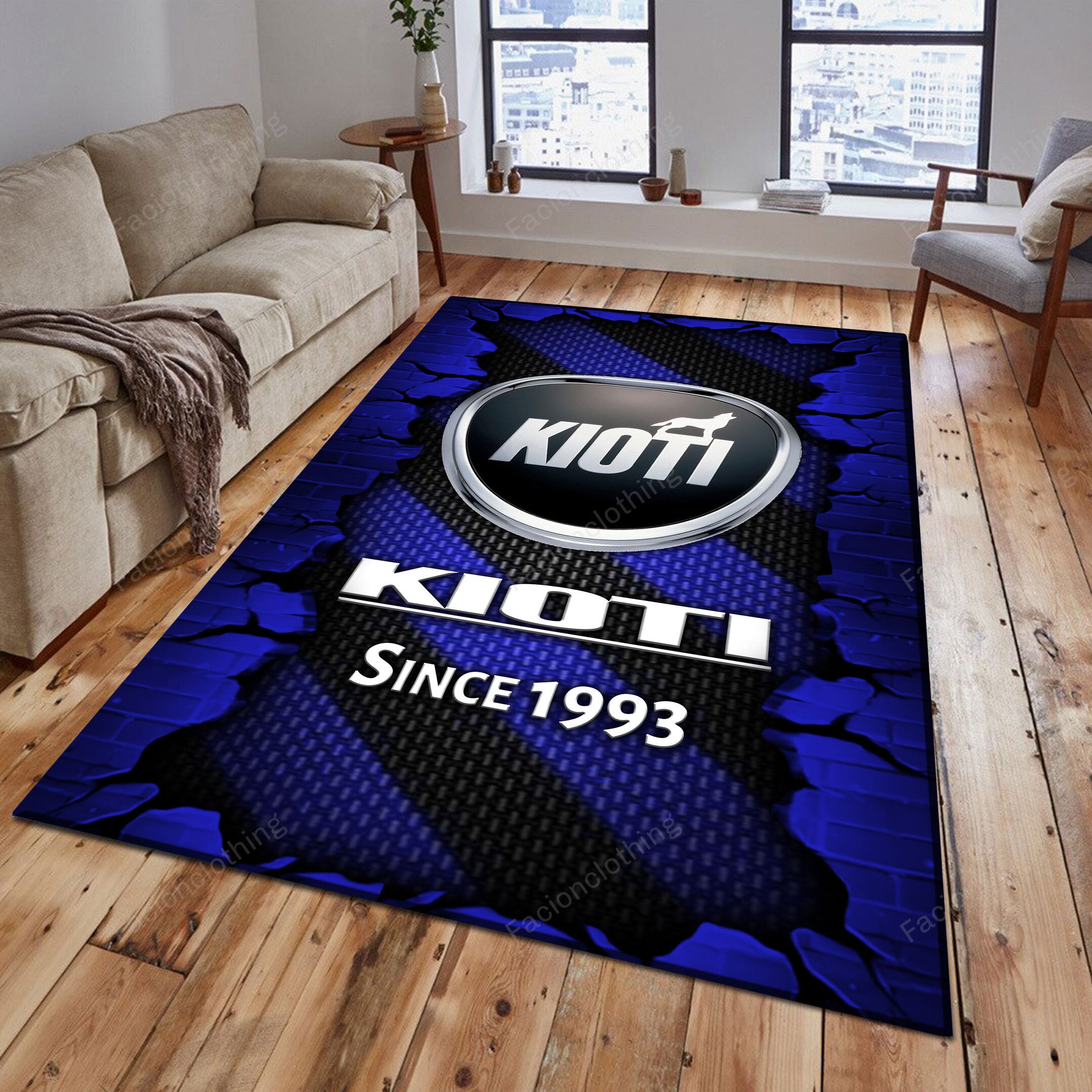 Sportswearmerch Kioti Tractor Personalized Rug For Fan