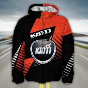Sportswearmerch Kioti Tractor Puffer Jacket For Fan
