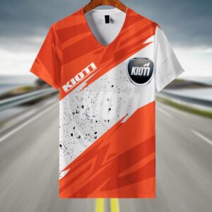 Sportswearmerch Kioti Tractor V-neck Women T-shirt For Fan