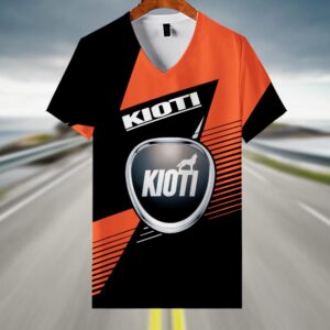 Sportswearmerch Kioti Tractor V-neck Women T-shirt For Fan