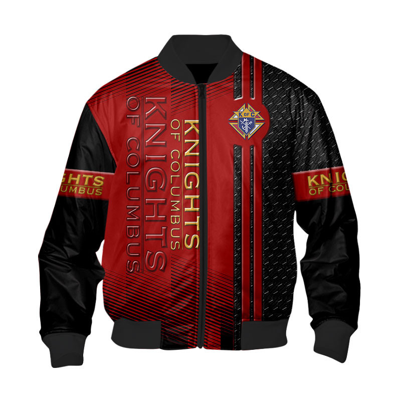 Sportswearmerch Knights Of Columbus Personalized Fashion Bomber Jacket For Fan