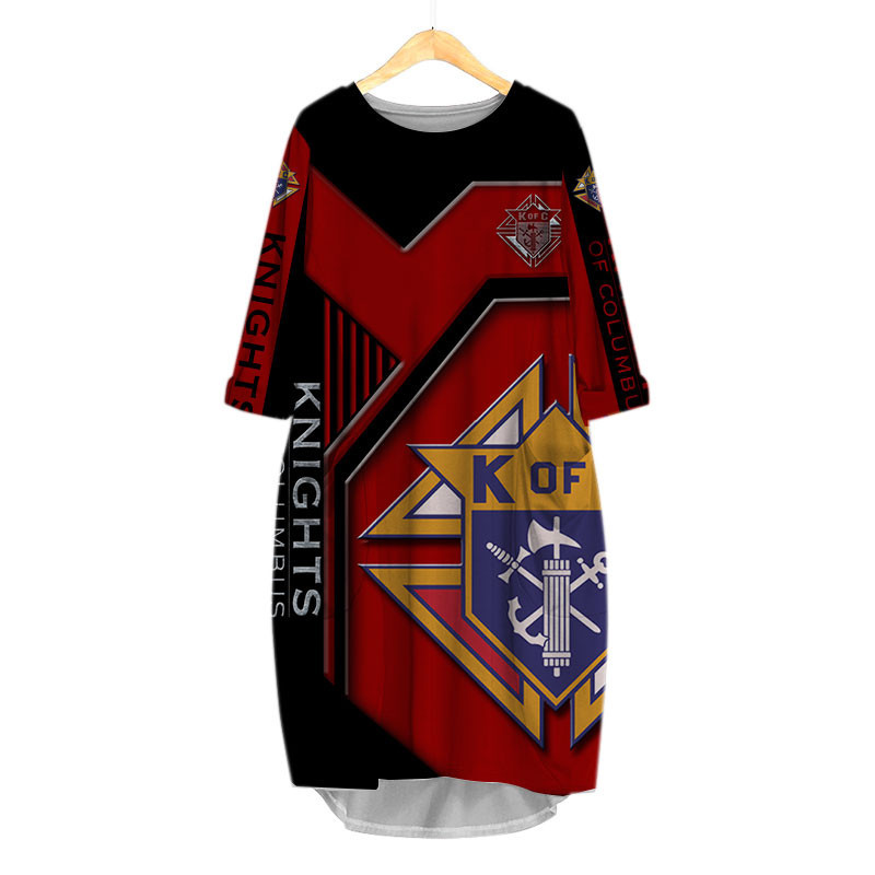Sportswearmerch Knights Of Columbus Personalized Fashion Pocket Dress For Fan