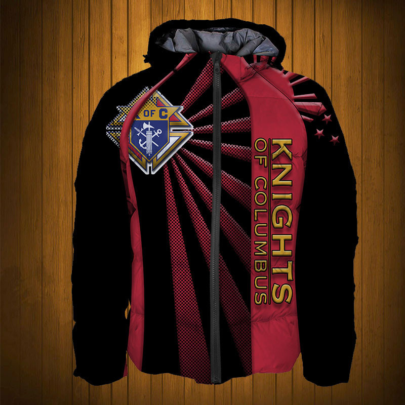 Sportswearmerch Knights Of Columbus Personalized Fashion Puffer Jacket For Fan