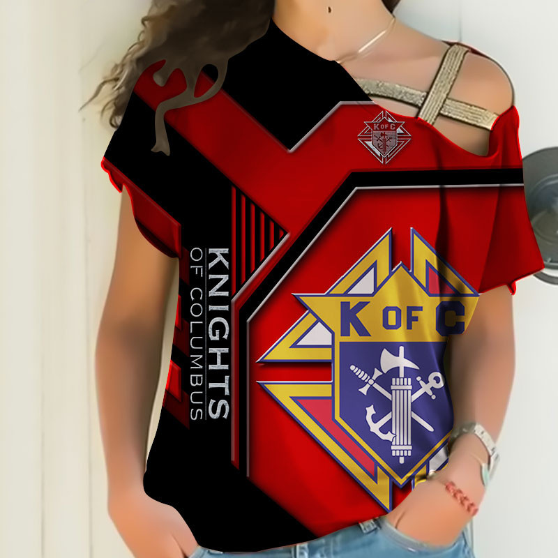 Sportswearmerch Knights Of Columbus Personalized Fashion Strapless Short Sleeve For Fan
