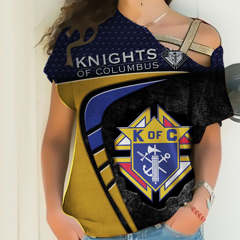 Sportswearmerch Knights Of Columbus Personalized Fashion Strapless Short Sleeve For Fan