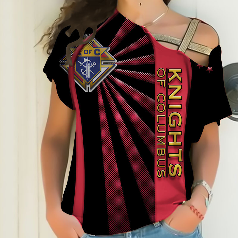 Sportswearmerch Knights Of Columbus Personalized Fashion Strapless Short Sleeve For Fan