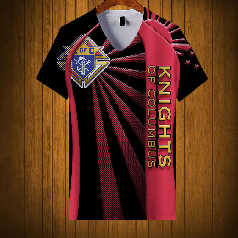Sportswearmerch Knights Of Columbus Personalized Fashion V-neck Women T-shirt For Fan