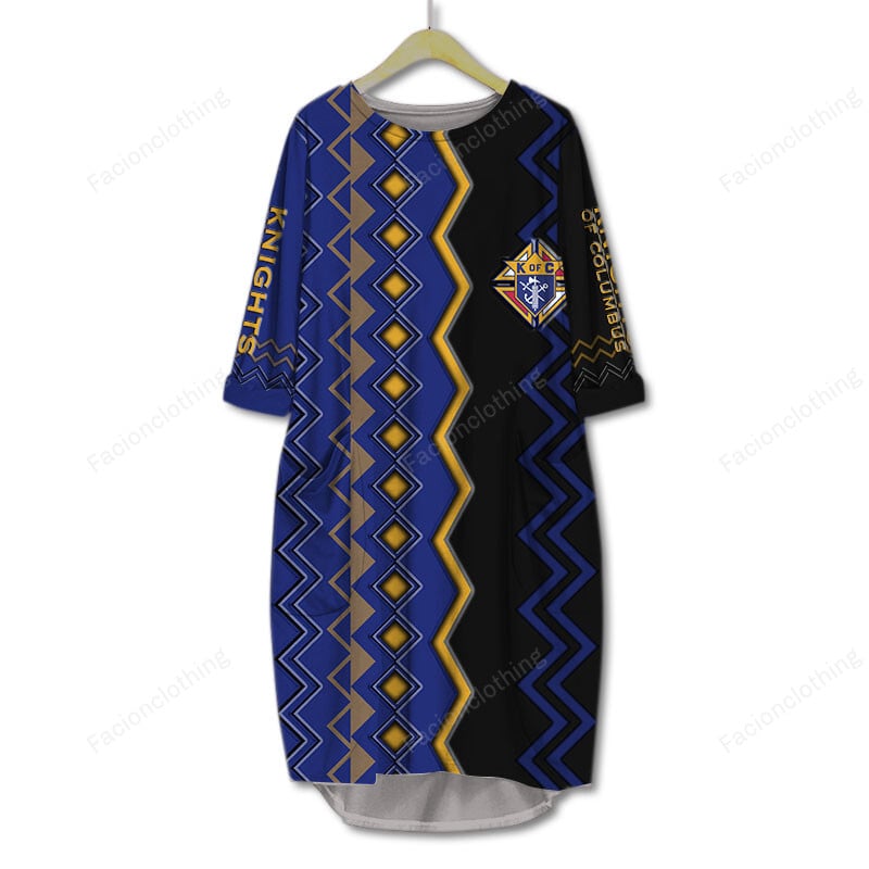 Sportswearmerch Knights Of Columbus Personalized Pocket Dress For Fan