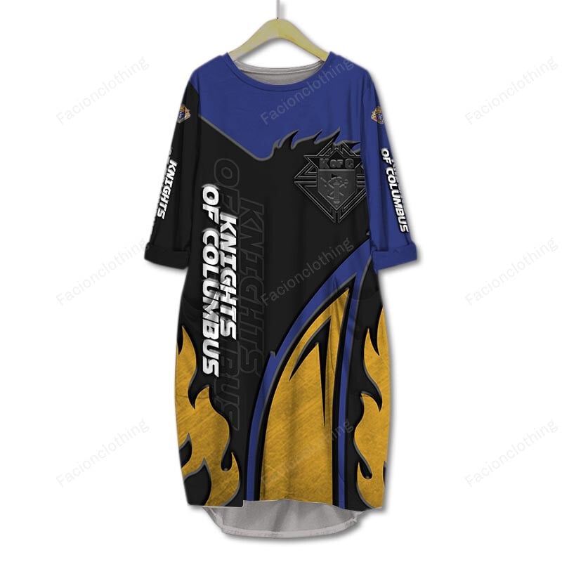 Sportswearmerch Knights Of Columbus Personalized Pocket Dress For Fan