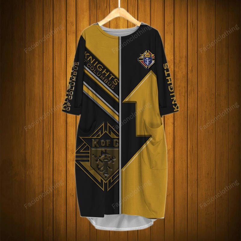 Sportswearmerch Knights Of Columbus Personalized Pocket Dress For Fan