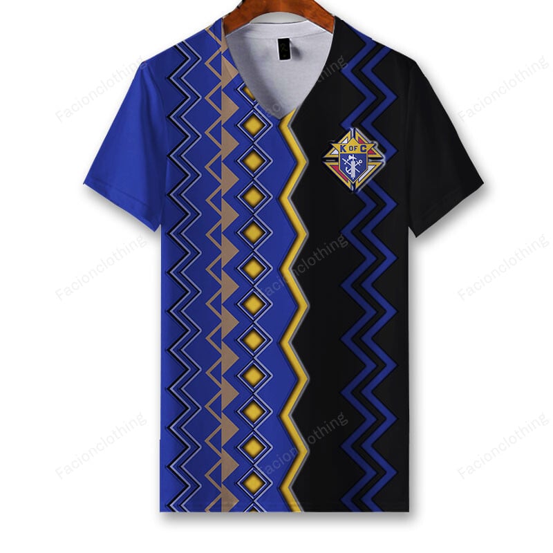Sportswearmerch Knights Of Columbus Personalized V-neck Women T-shirt For Fan