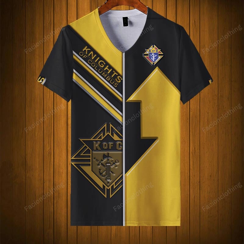 Sportswearmerch Knights Of Columbus Personalized V-neck Women T-shirt For Fan