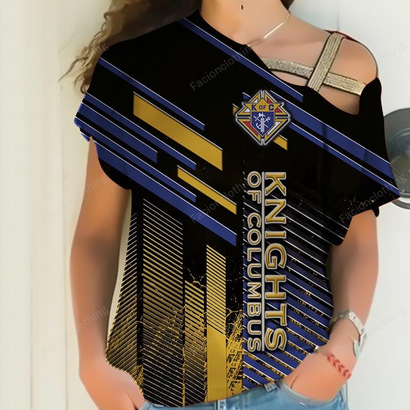 Sportswearmerch Knights Of Columbus Personalized Women Shirt For Fan