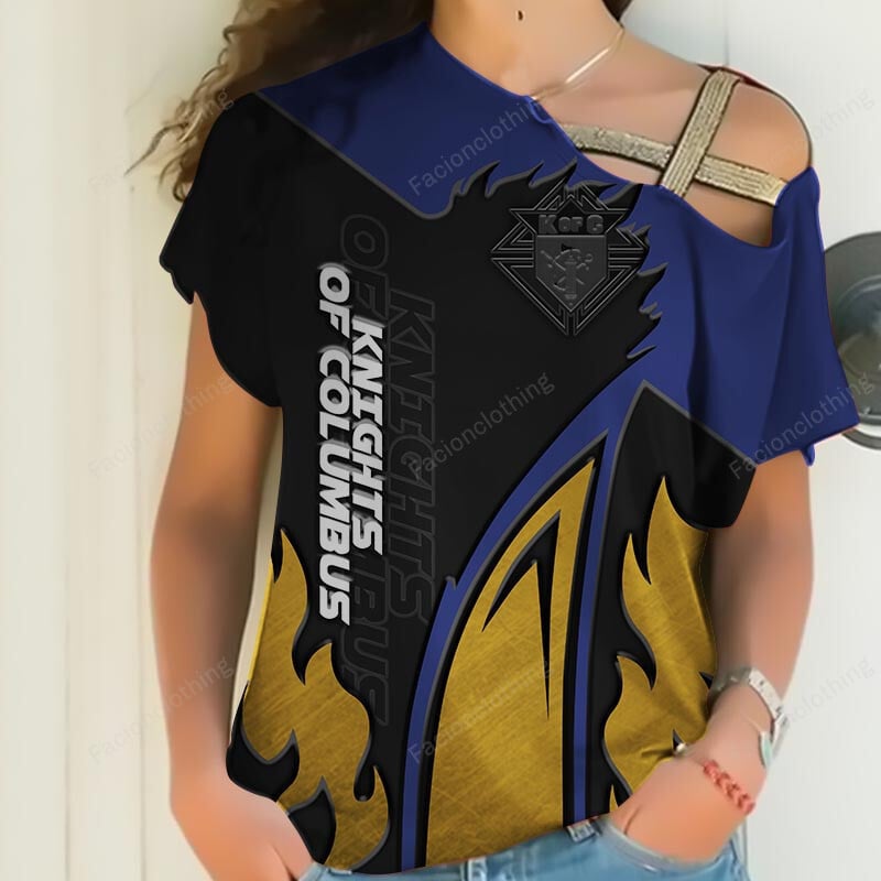 Sportswearmerch Knights Of Columbus Personalized Women Shirt For Fan