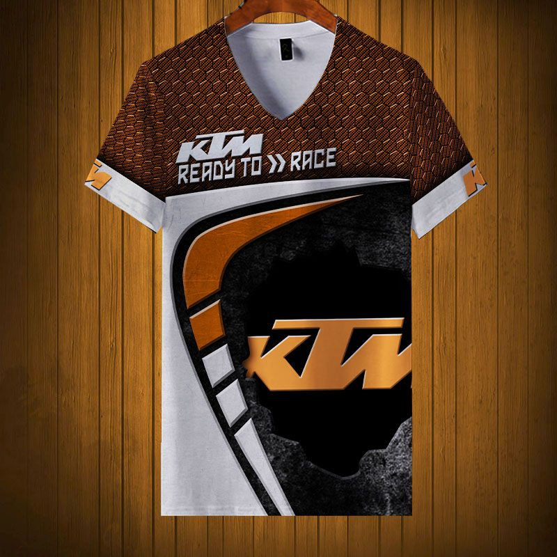 Sportswearmerch KTM Personalized Fashion V-neck Women T-shirt For Fan