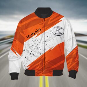 Sportswearmerch Kubota Tractor Bomber Jacket For Fan