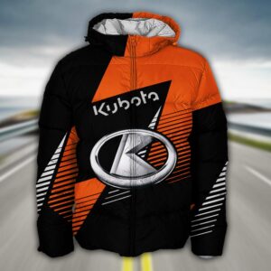 Sportswearmerch Kubota Tractor Puffer Jacket For Fan