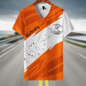 Sportswearmerch Kubota Tractor V-neck Women T-shirt For Fan