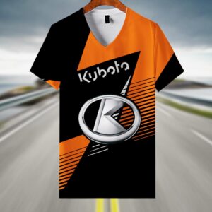 Sportswearmerch Kubota Tractor V-neck Women T-shirt For Fan