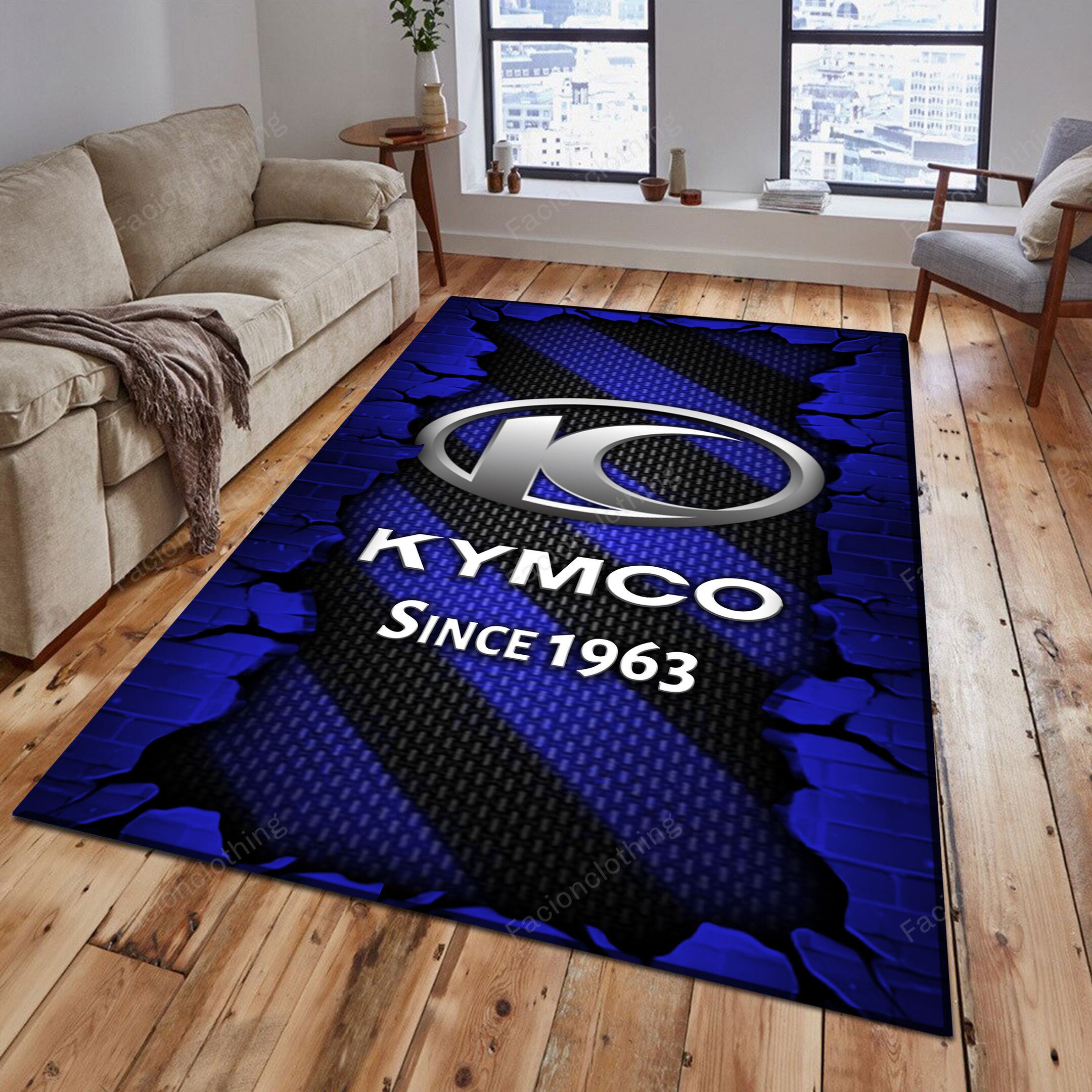 Sportswearmerch Kymco Car Personalized Rug For Fan