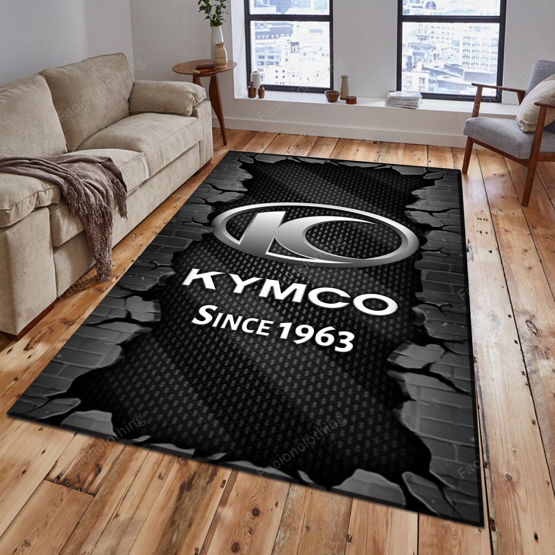 Sportswearmerch Kymco Car Personalized Rug For Fan