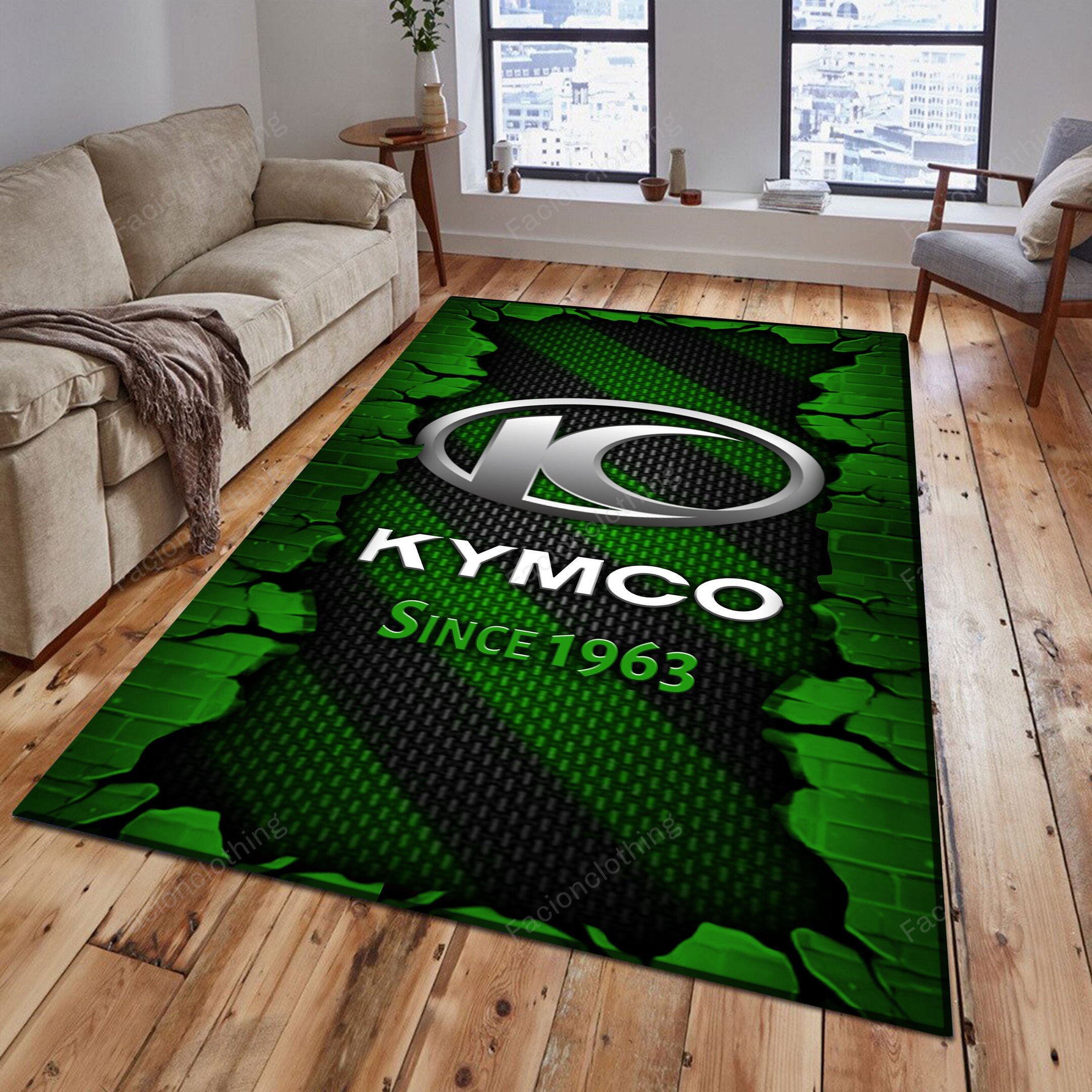 Sportswearmerch Kymco Car Personalized Rug For Fan