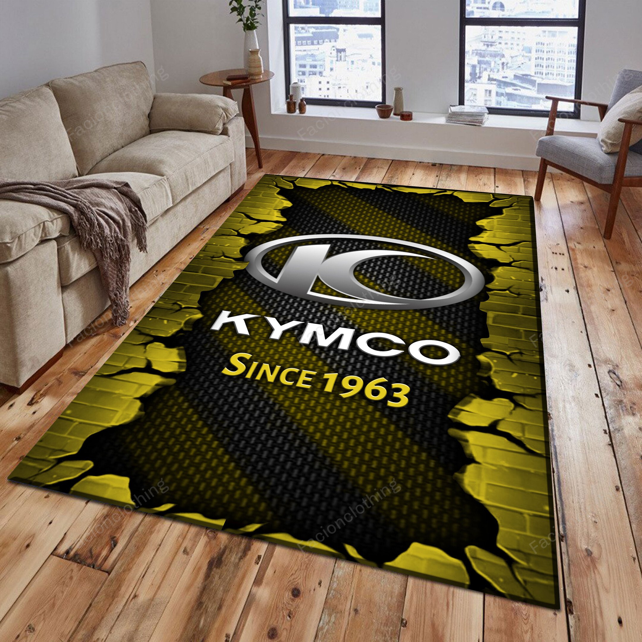 Sportswearmerch Kymco Car Personalized Rug For Fan