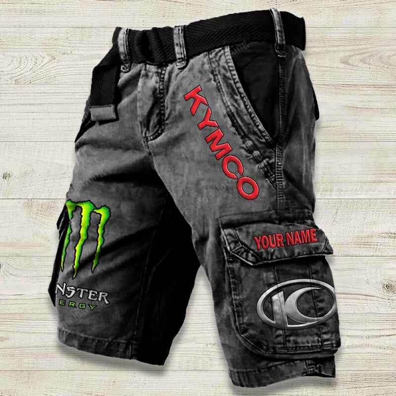 Sportswearmerch Kymco Motorcycle Denim Short For Fan