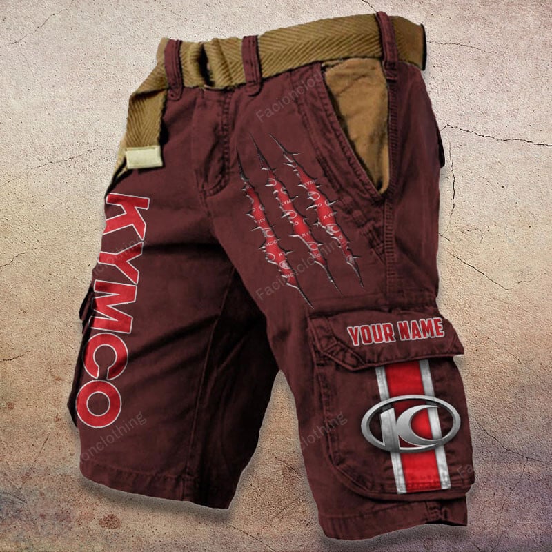 Sportswearmerch Kymco Motorcycle Denim Short For Fan