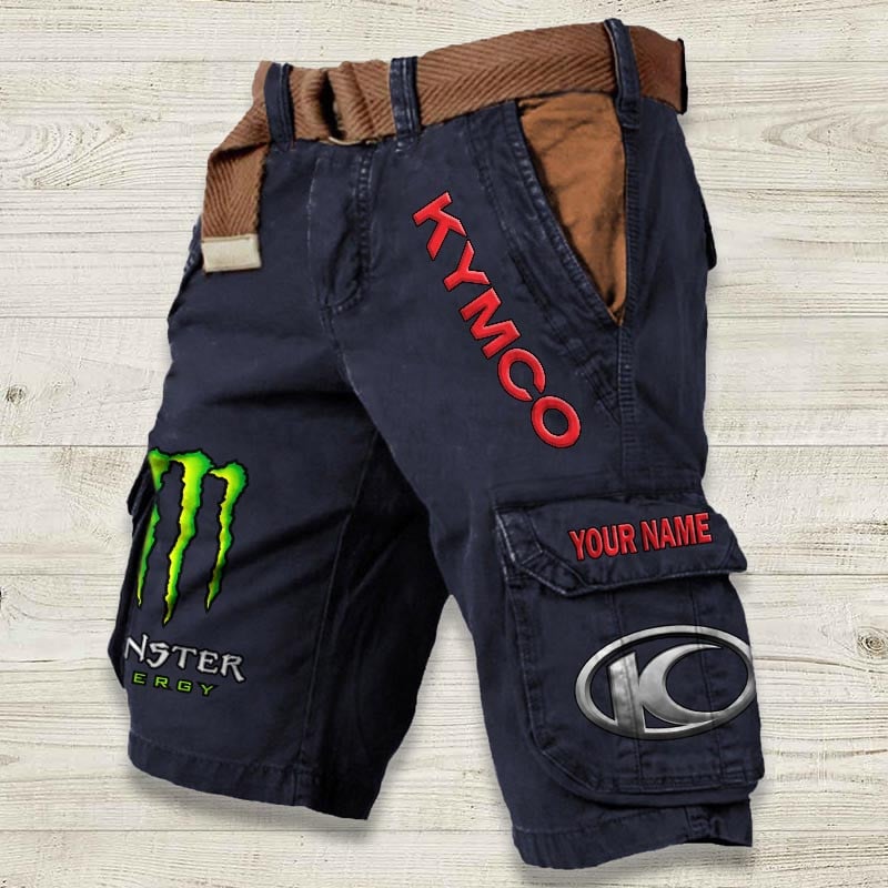 Sportswearmerch Kymco Motorcycle Denim Short For Fan
