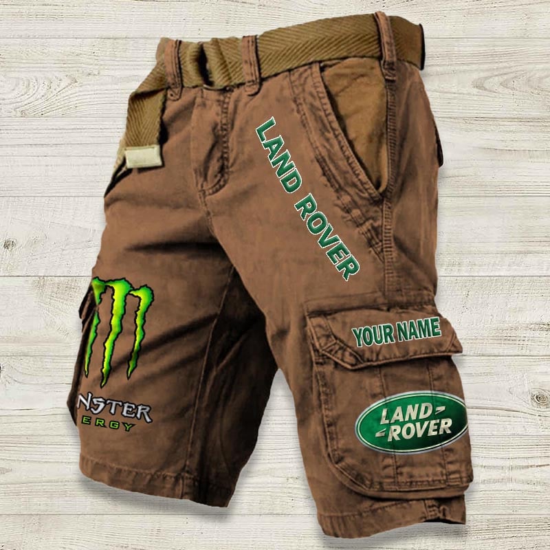 Sportswearmerch Land-Rover Car Denim Short For Fan