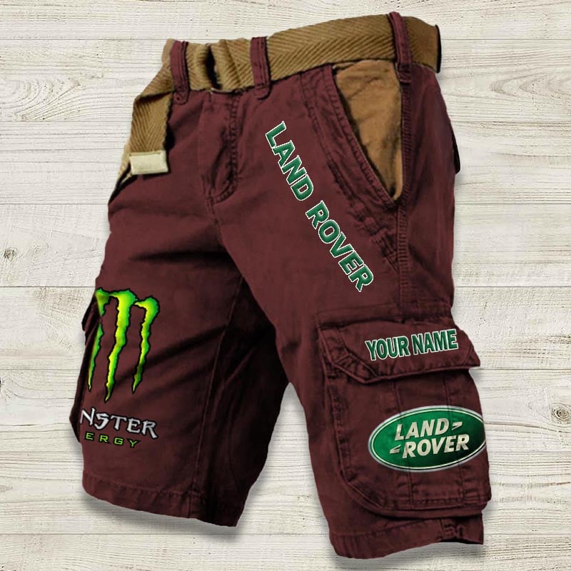 Sportswearmerch Land-Rover Car Denim Short For Fan