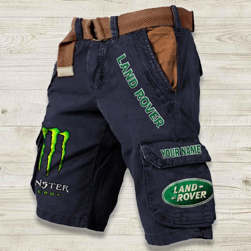Sportswearmerch Land-Rover Car Denim Short For Fan