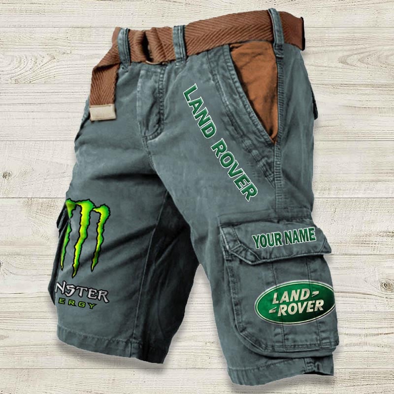 Sportswearmerch Land-Rover Car Denim Short For Fan