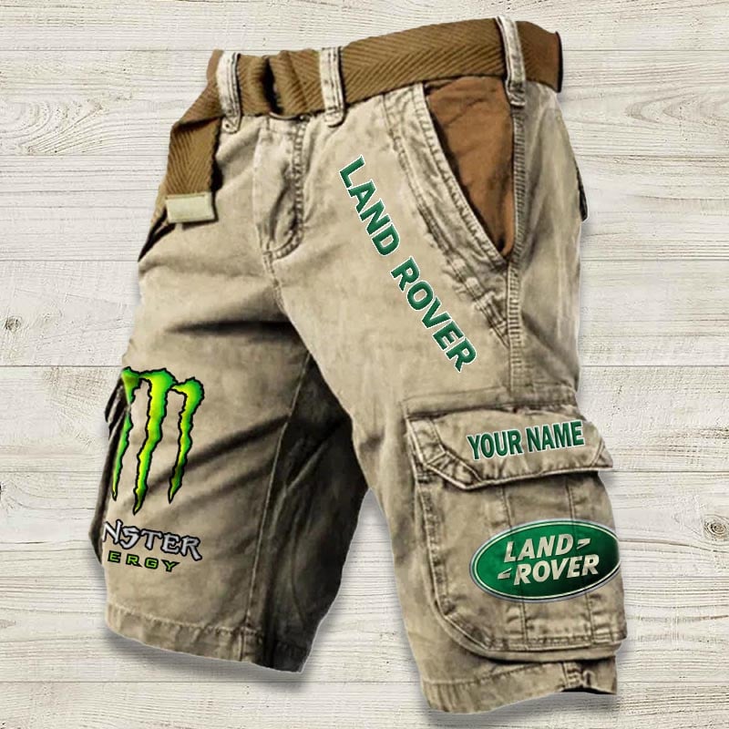 Sportswearmerch Land-Rover Car Denim Short For Fan