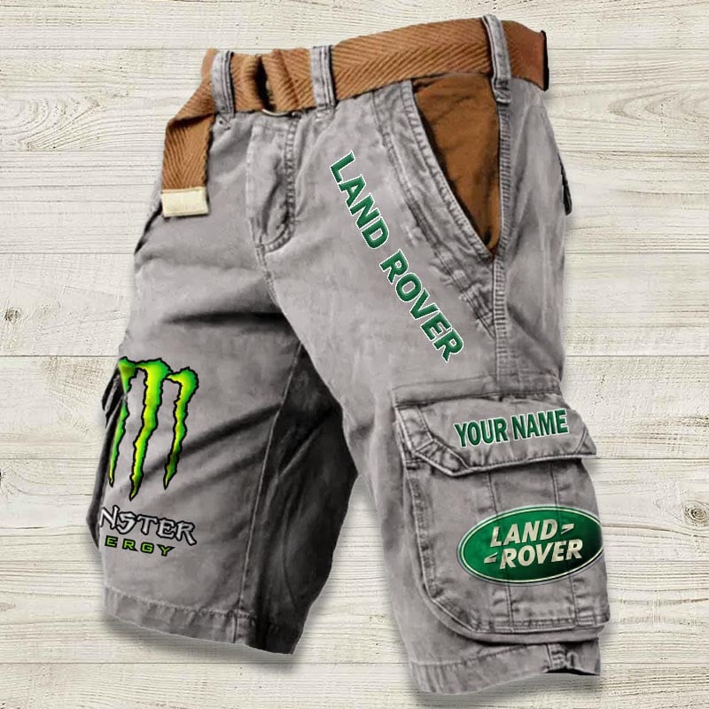 Sportswearmerch Land-Rover Car Denim Short For Fan