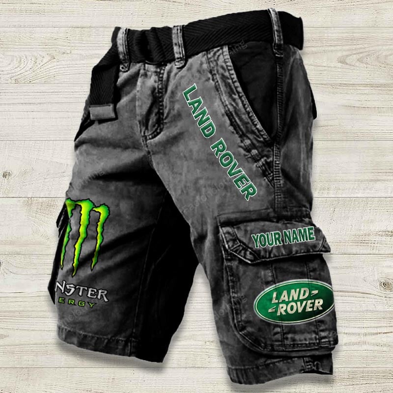 Sportswearmerch Land-Rover Car Denim Short For Fan